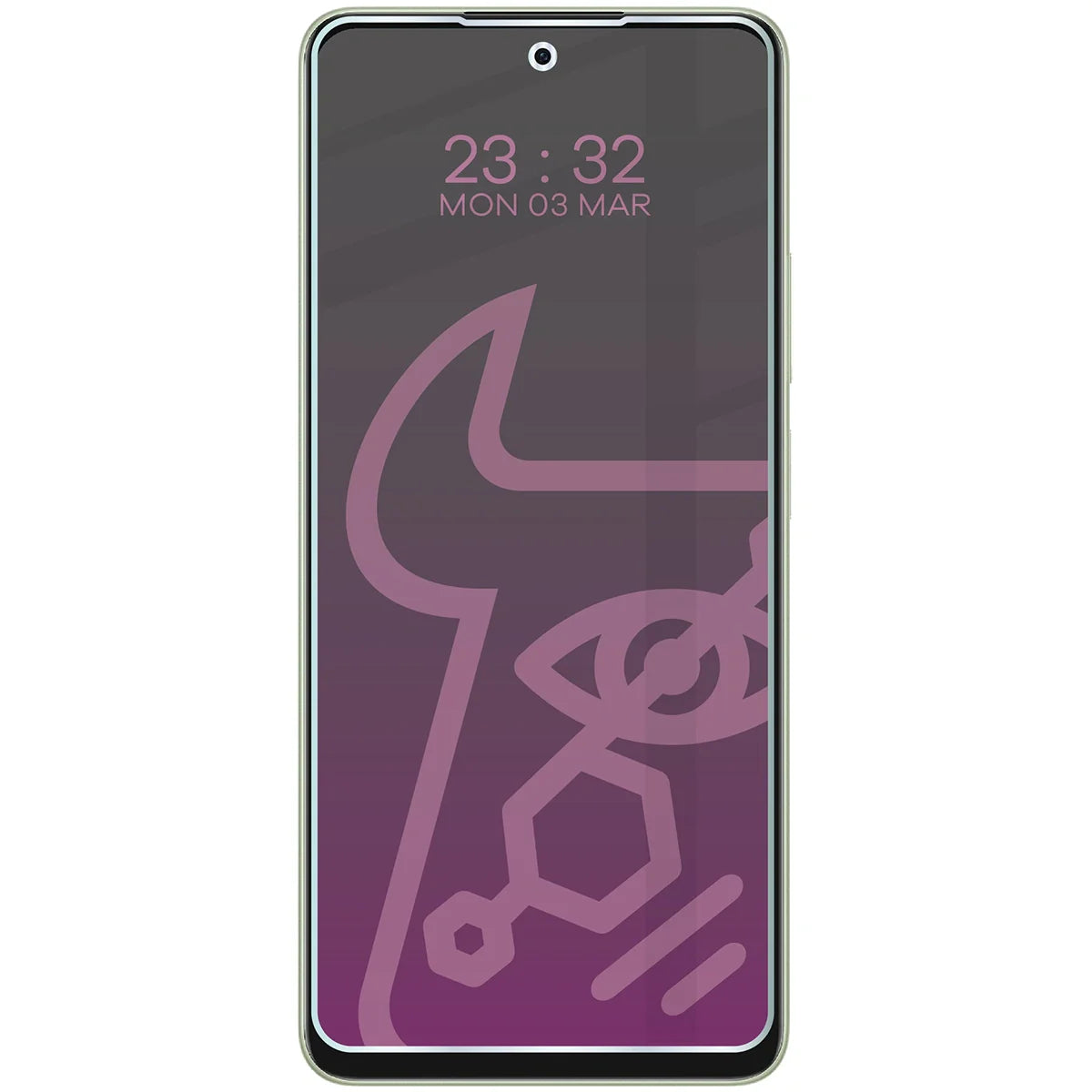 Hybridglas mit Privatschutzfilter für Oppo A5 Pro 5G, Bizon Hybrid Shadow, Matt