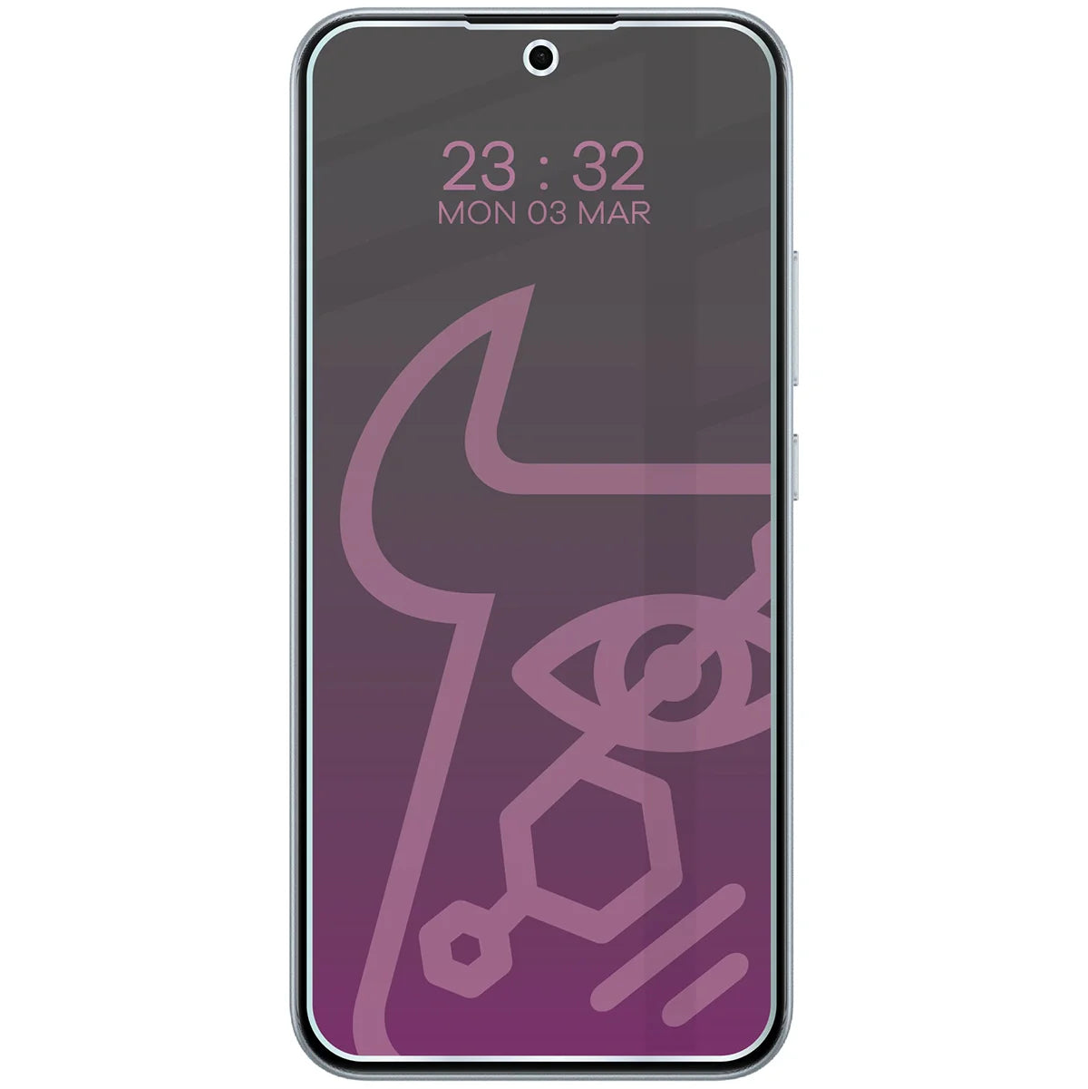 Hybridglas mit Privatschutzfilter für Oppo A6 Pro 5G, Bizon Hybrid Shadow, Matt