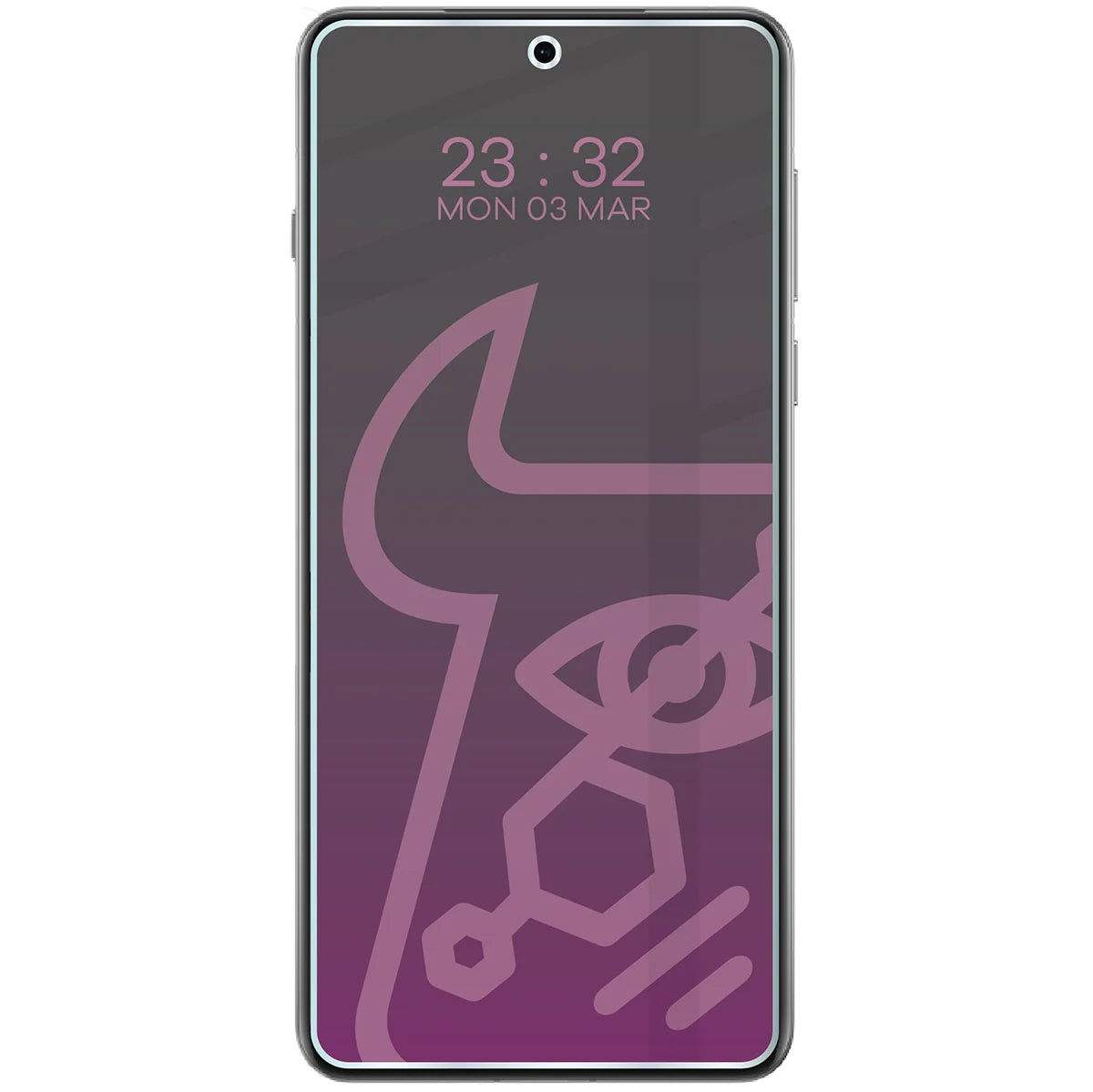 Hybridglas mit Privatschutzfilter für Oppo Find X8 Pro, Bizon Hybrid Shadow, Matt