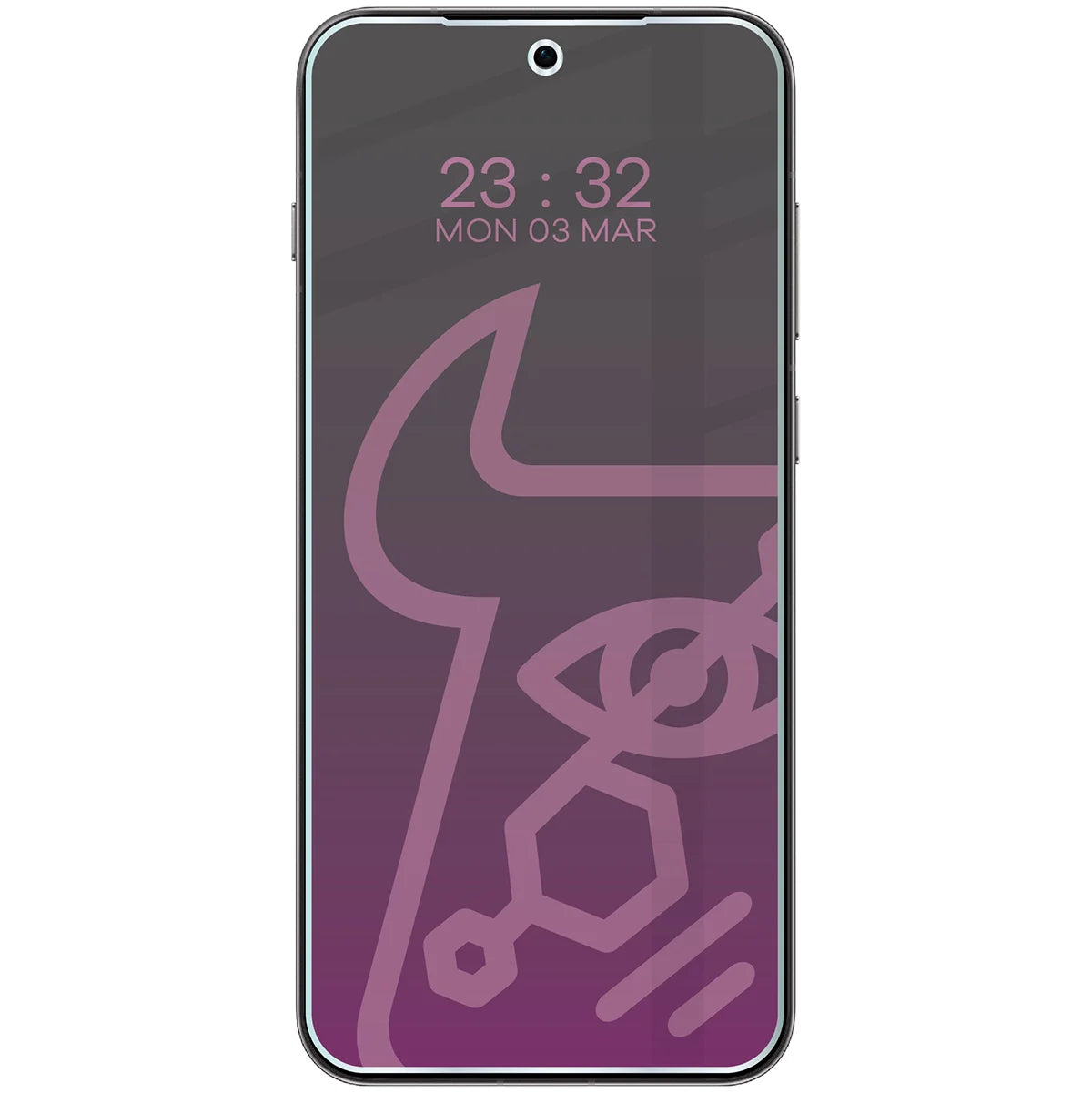 Hybridglas mit Privatschutzfilter für Oppo Find X9, Bizon Hybrid Shadow, Matt