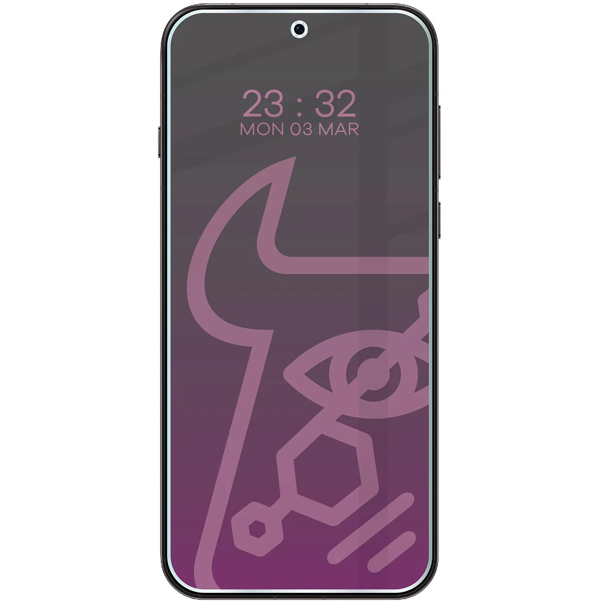 Hybridglas mit Privatschutzfilter für Oppo Find X9 Pro, Bizon Hybrid Shadow, Matt