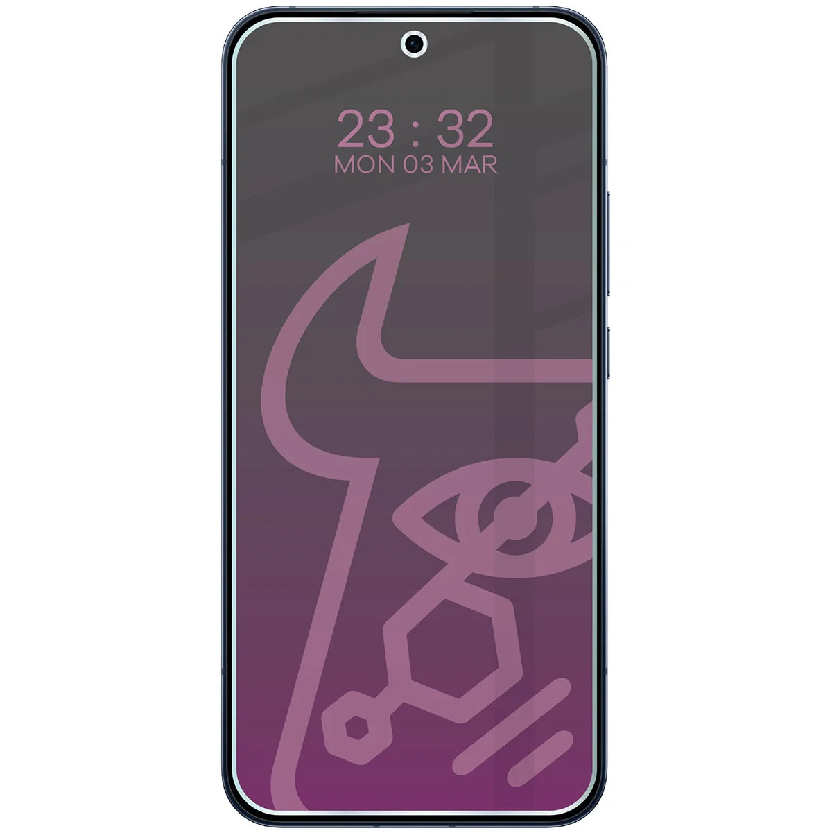 Hybridglas mit Privatschutzfilter für Oppo Reno 15, Bizon Hybrid Shadow, Matt
