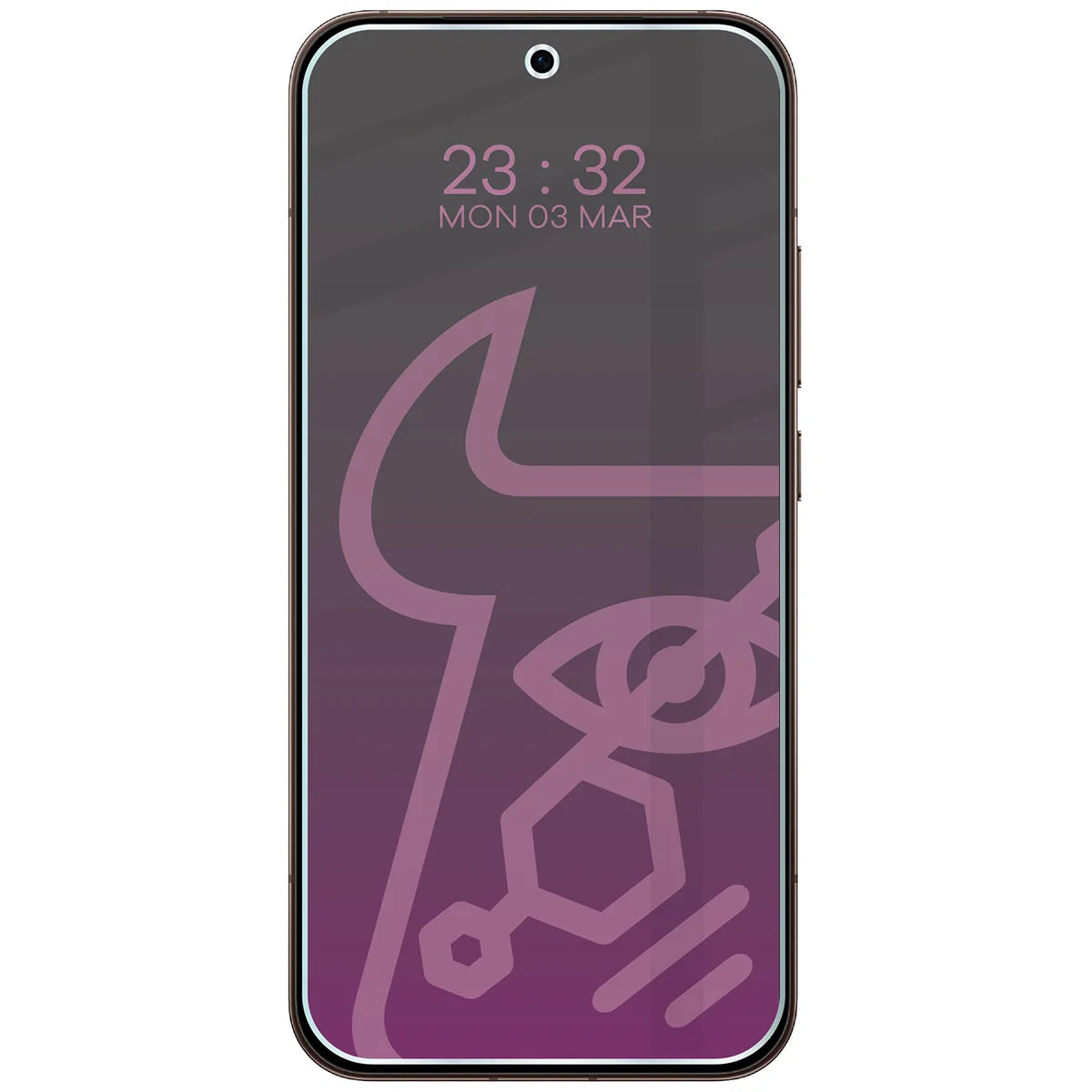 Hybridglas mit Privatschutzfilter für Oppo Reno 15 Pro, Bizon Hybrid Shadow, Matt