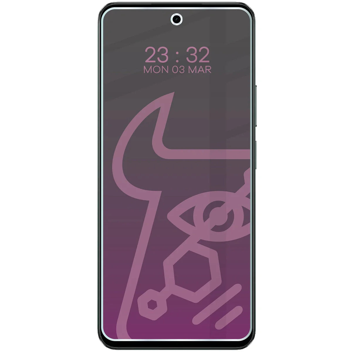 Hybridglas mit Privatschutzfilter für Realme C71 4G, Bizon Hybrid Shadow, Matt