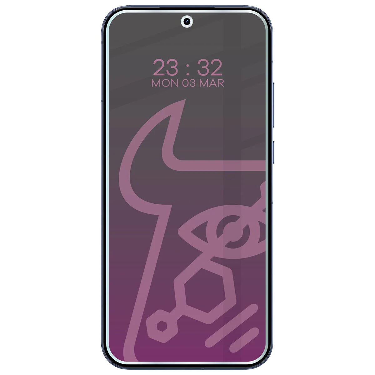 Hybridglas mit Privatschutzfilter für Realme GT 8 Pro, Bizon Hybrid Shadow, Matt