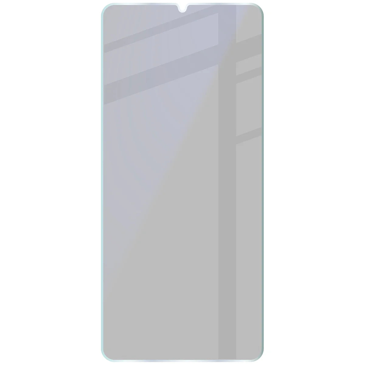 Hybridglas mit Privatschutzfilter für Realme Note 60, Bizon Hybrid Shadow, Matt