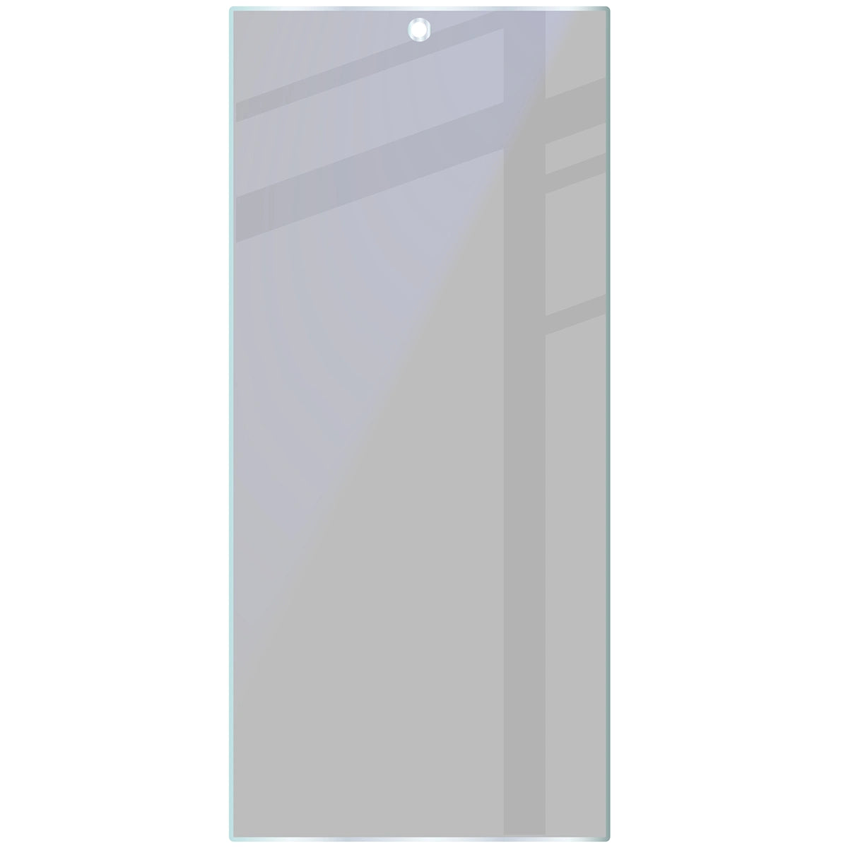 Hybridglas mit Privatschutzfilter für Samsung Galaxy S24 Ultra, Bizon Hybrid Shadow, Matt