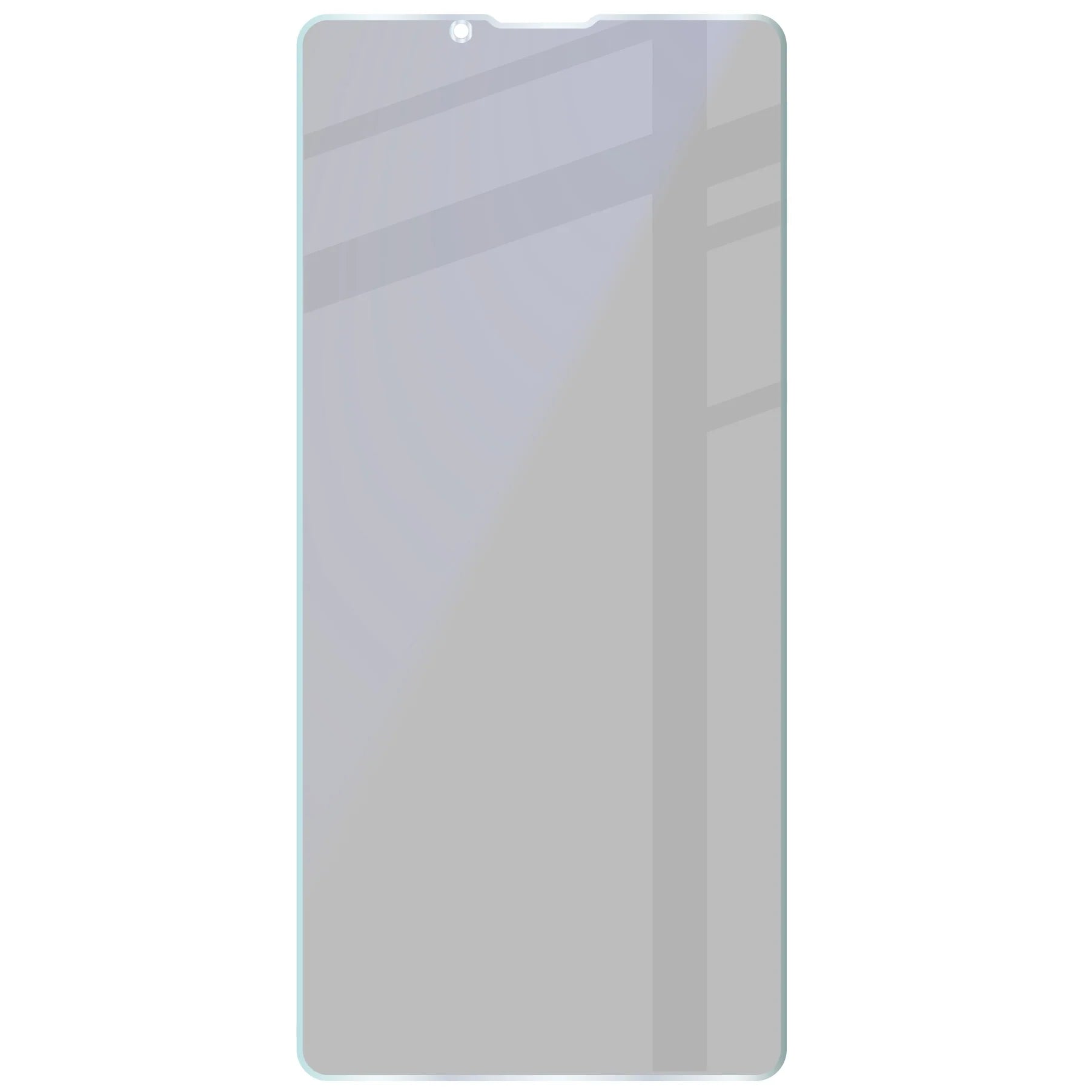 Hybridglas mit Privatschutzfilter für Sony Xperia 10 VII, Bizon Hybrid Shadow, Matt