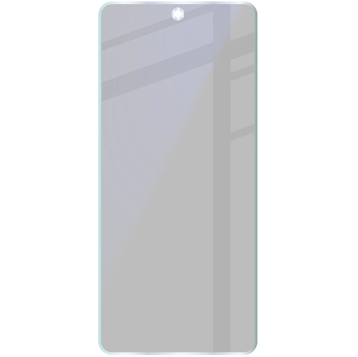 Hybridglas mit Privatschutzfilter für Vivo V50 Lite 4G, Bizon Hybrid Shadow, Matt