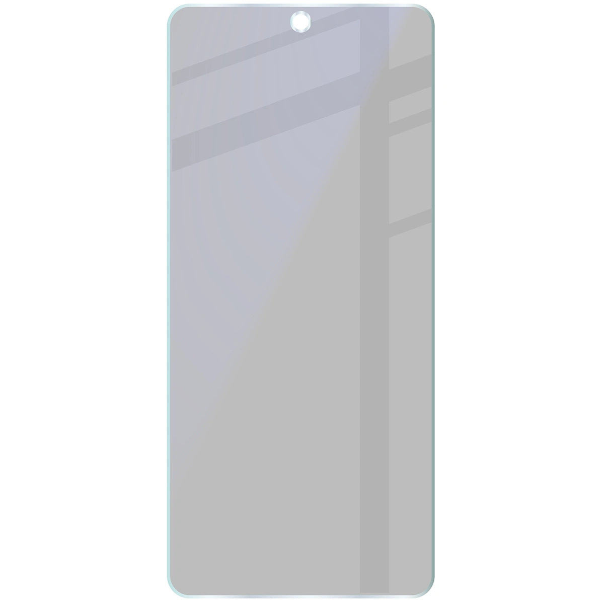 Hybridglas mit Privatschutzfilter für Vivo V50 Lite 5G, Bizon Hybrid Shadow, Matt