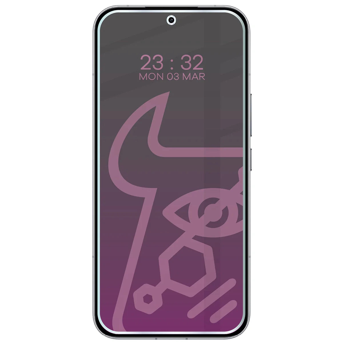 Hybridglas mit Privatschutzfilter für Xiaomi POCO F8 Ultra, Bizon Hybrid Shadow, Matt