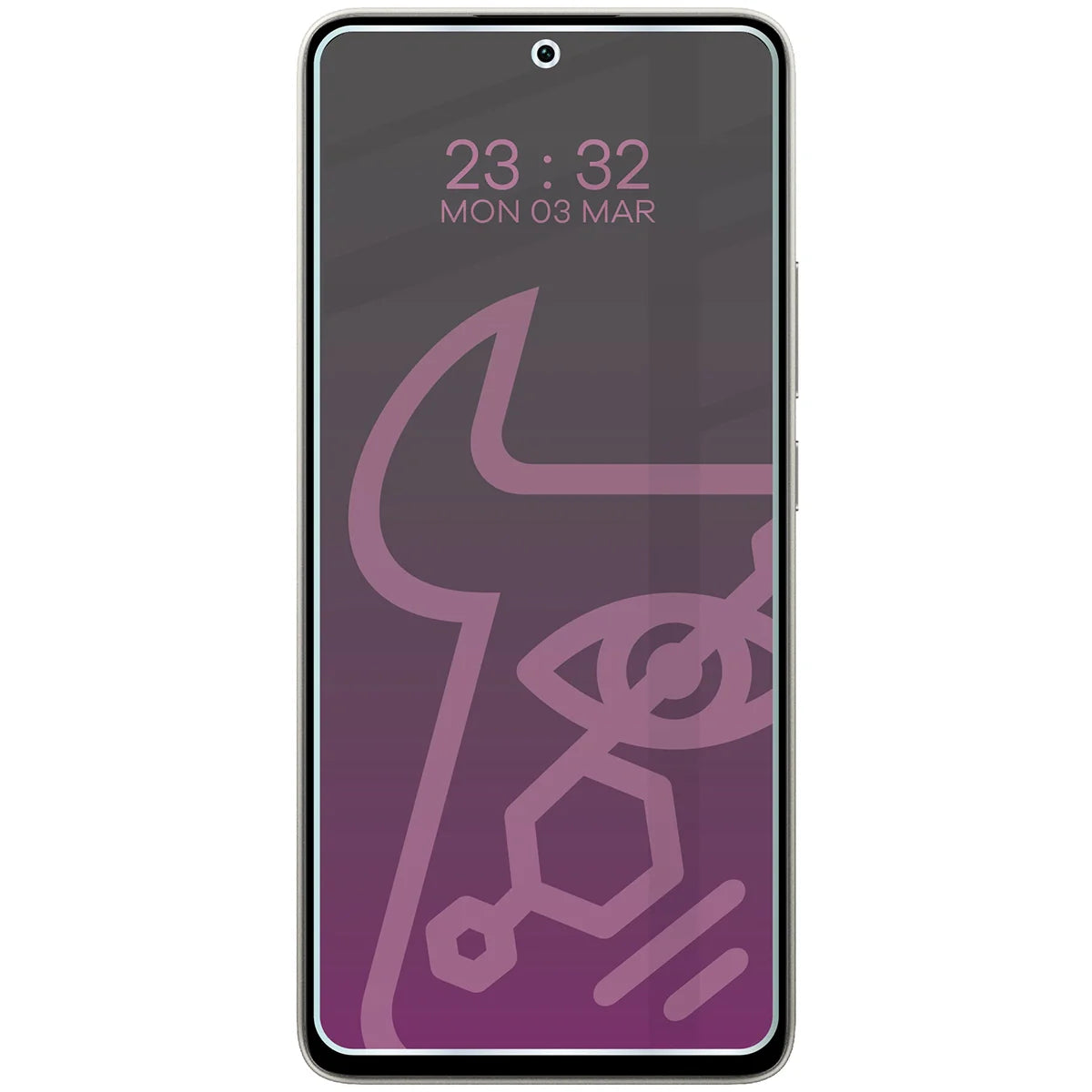 Hybridglas mit Privatschutzfilter für Xiaomi Poco M7 Pro 5G, Bizon Hybrid Shadow, Matt