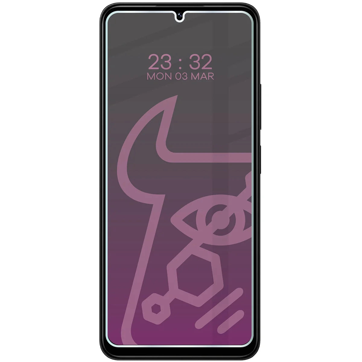 Hybridglas mit Privatschutzfilter für Xiaomi Redmi 14C 4G / 5G, Bizon Hybrid Shadow, Matt