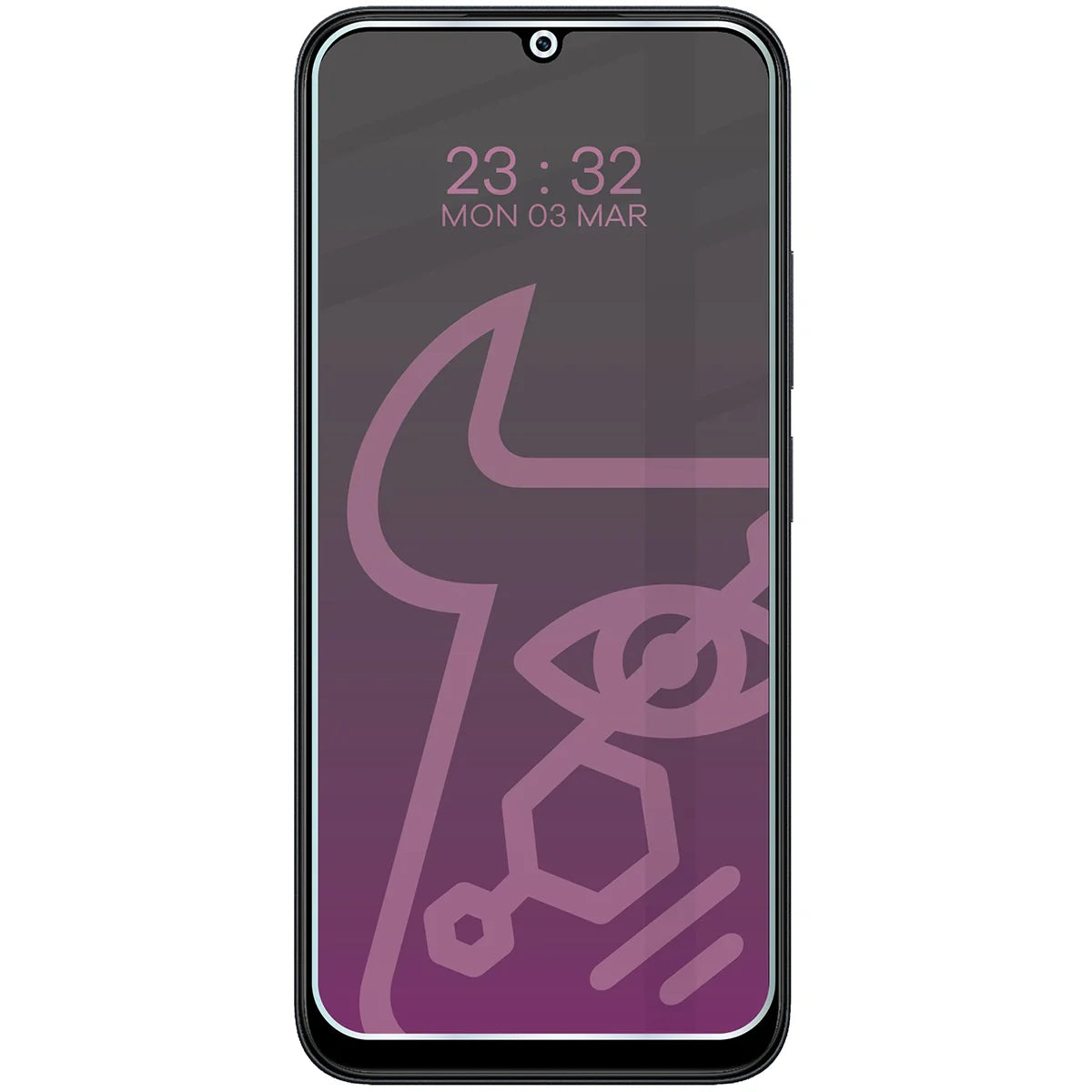 Hybridglas mit Privatschutzfilter für Xiaomi Redmi 15C 4G, Bizon Hybrid Shadow, Matt