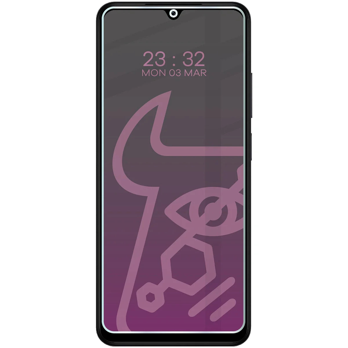 Hybridglas mit Privatschutzfilter für Xiaomi Redmi A5 4G, Bizon Hybrid Shadow, Matt