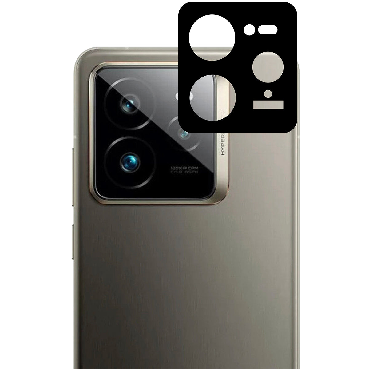 Gehärtetes Glas für die Kamera für Realme GT 7 Pro, Bizon Glass Silk Lens, 2 Stück