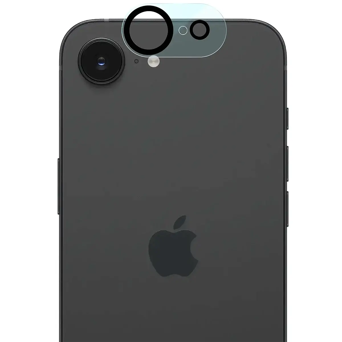 Gehärtetes Glas für die Kamera für iPhone 16e, Bizon Glass Silk Lens, 2 Stück