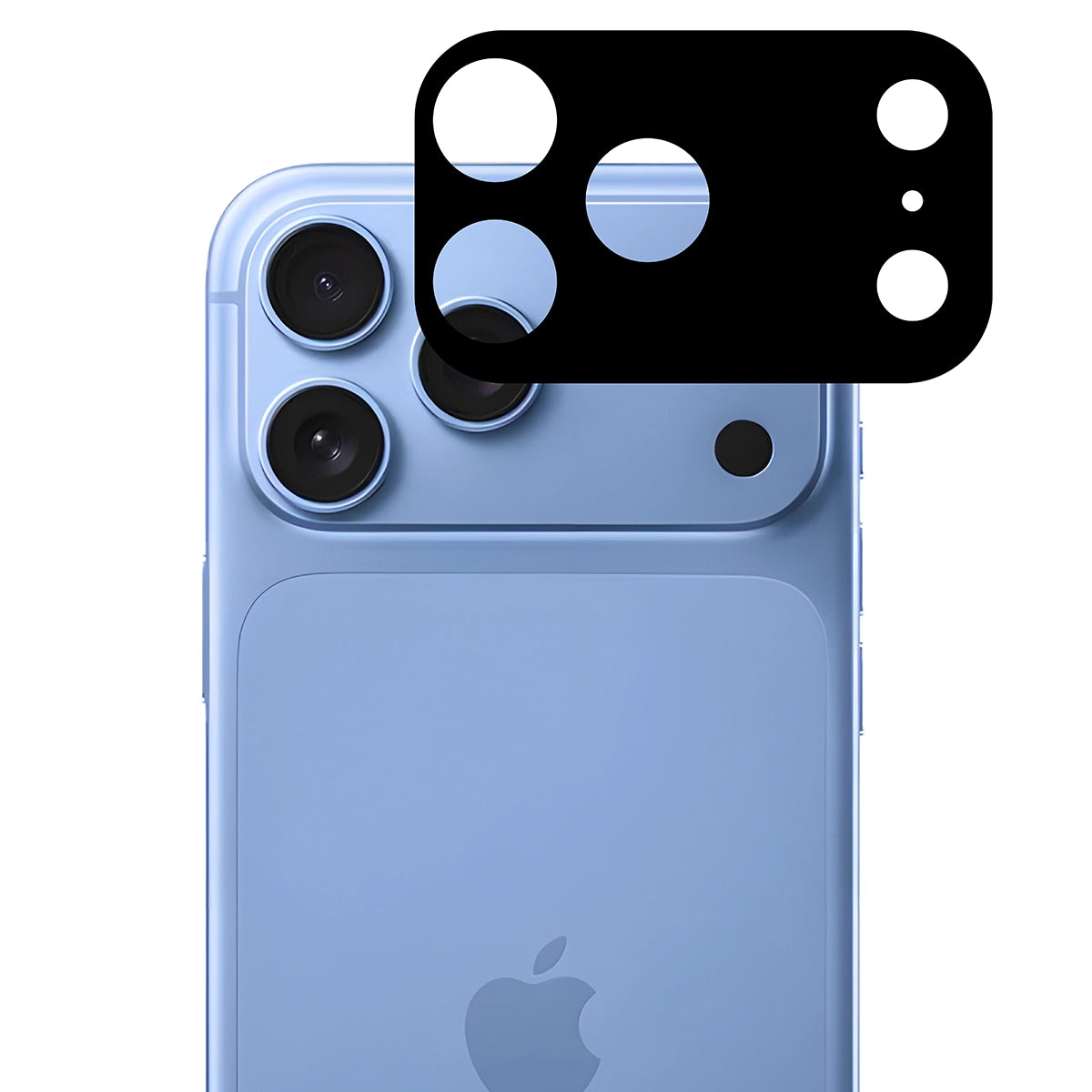 Gehärtetes Glas für die Kamera für iPhone 18 Pro, Bizon Glass Lens, 2 Stück (5/5)