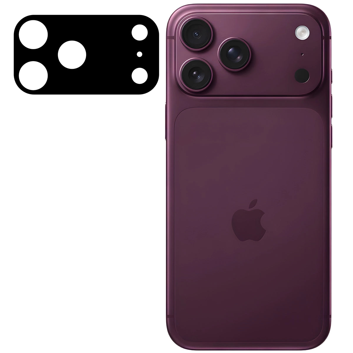 Gehärtetes Glas für die Kamera für iPhone 18 Pro Max, Bizon Glass Lens, 2 Stück (2/5)