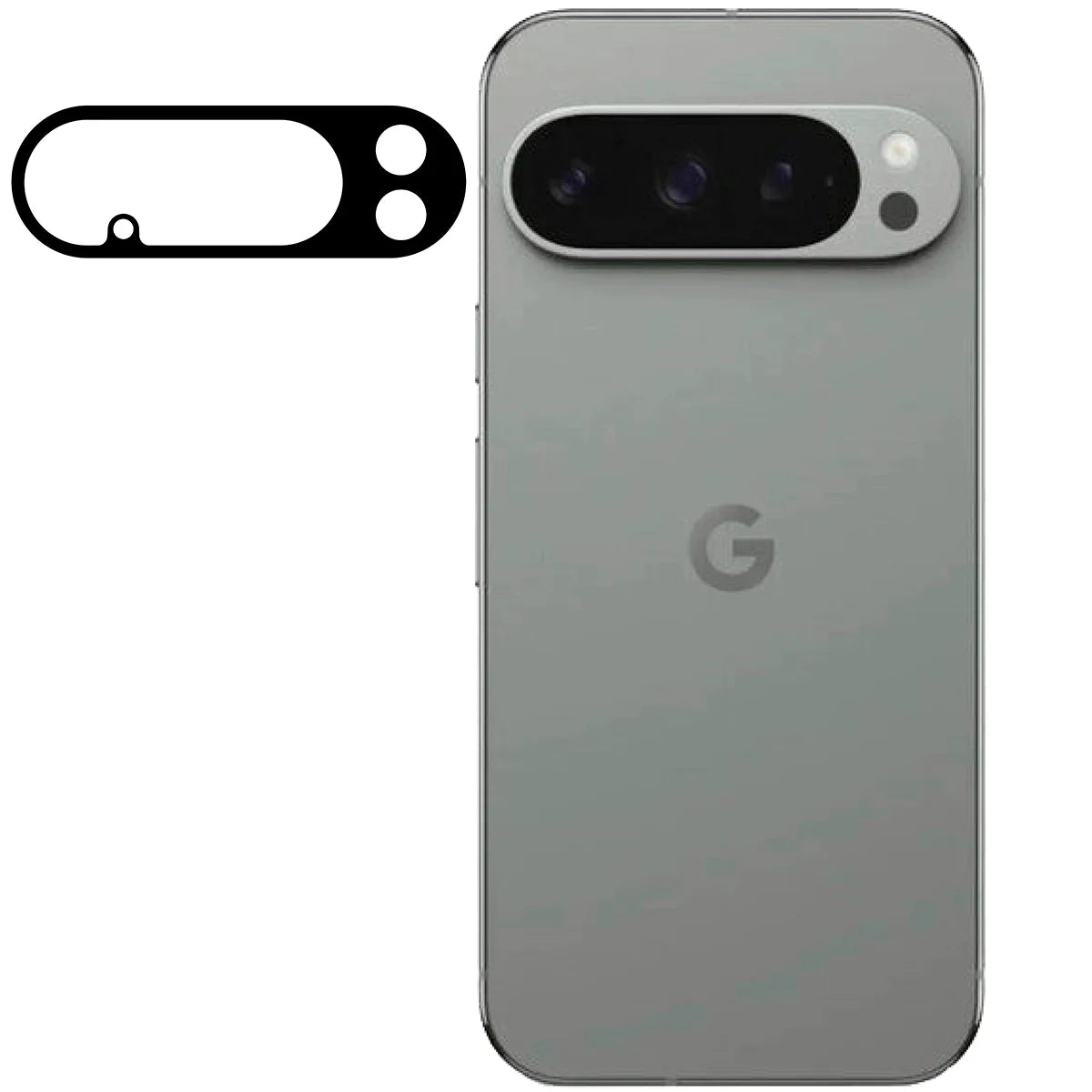 Gehärtetes Glas für die Kamera für Pixel 10 Pro, Bizon Glass Lens, 2 Stück
