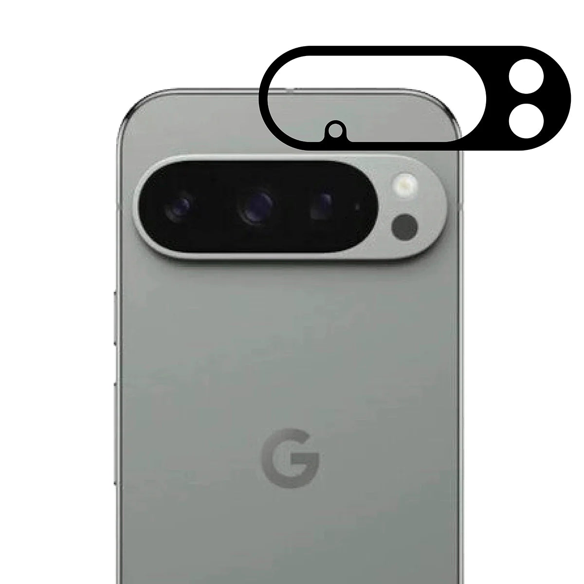 Gehärtetes Glas für die Kamera für Pixel 10 Pro, Bizon Glass Lens, 2 Stück
