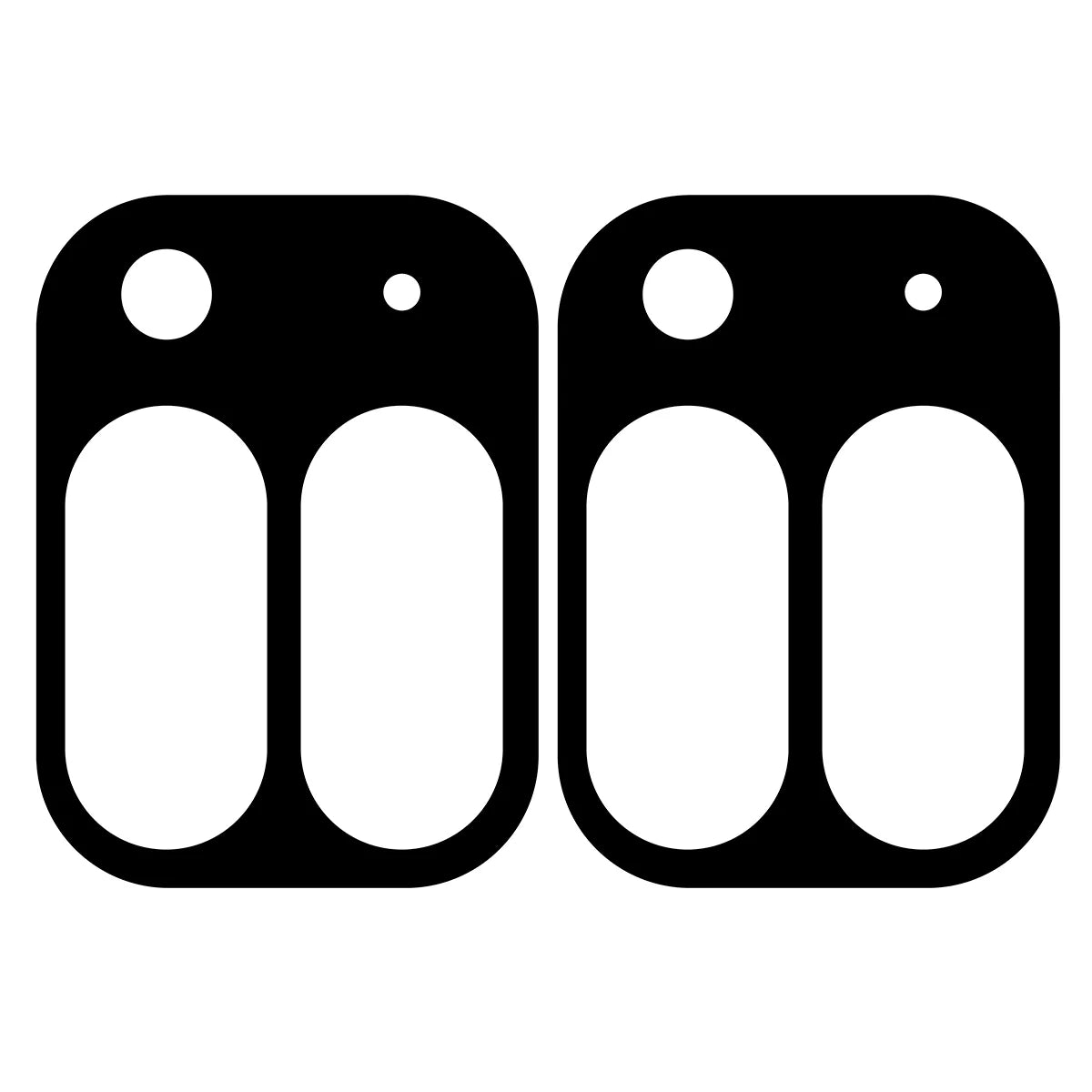 Gehärtetes Glas für die Kamera für Google Pixel 10 Pro Fold , Bizon Glass Lens, 2 Stück