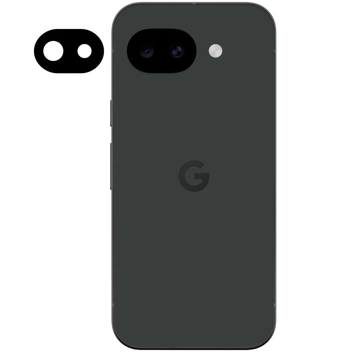 Gehärtetes Glas für die Kamera für Google Pixel 10a, Bizon Glass Lens, 2 Stück