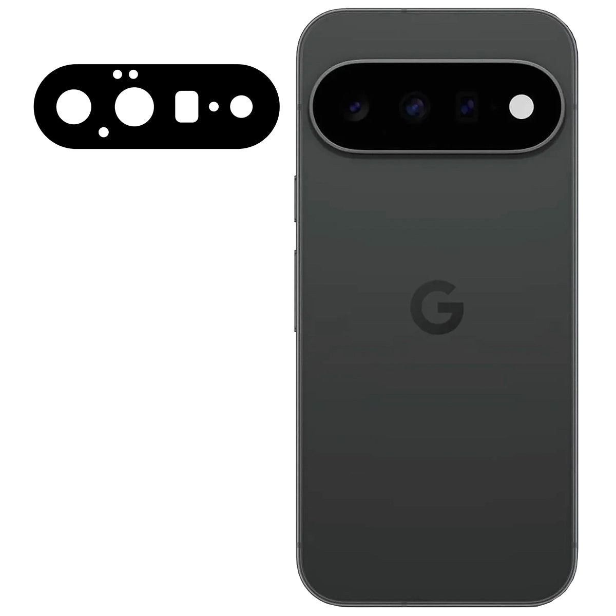 Gehärtetes Glas für die Kamera für Google Pixel 11, Bizon Glass Lens, 2 Stück
