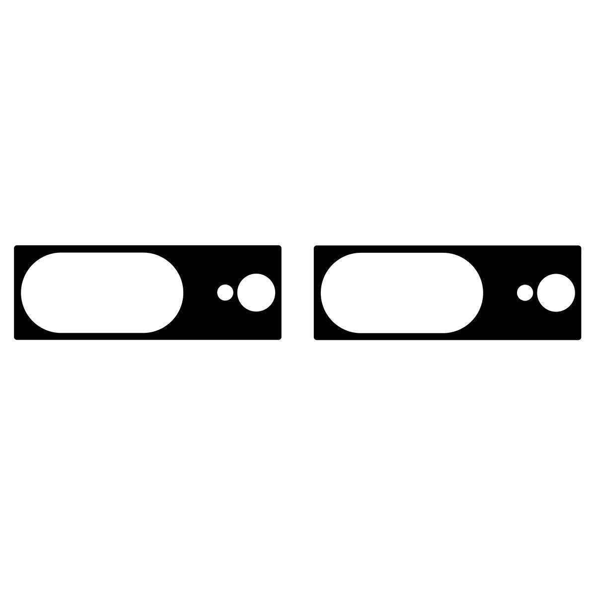 Gehärtetes Glas für die Kamera Bizon Glass Silk Lens für Pixel 8, 2 Stück