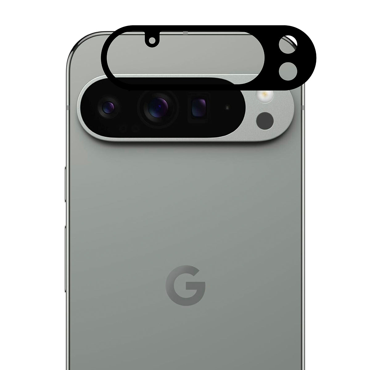 Gehärtetes Glas für die Kamera für Pixel 9 Pro XL, Bizon Glass Silk Lens, 2 Stück