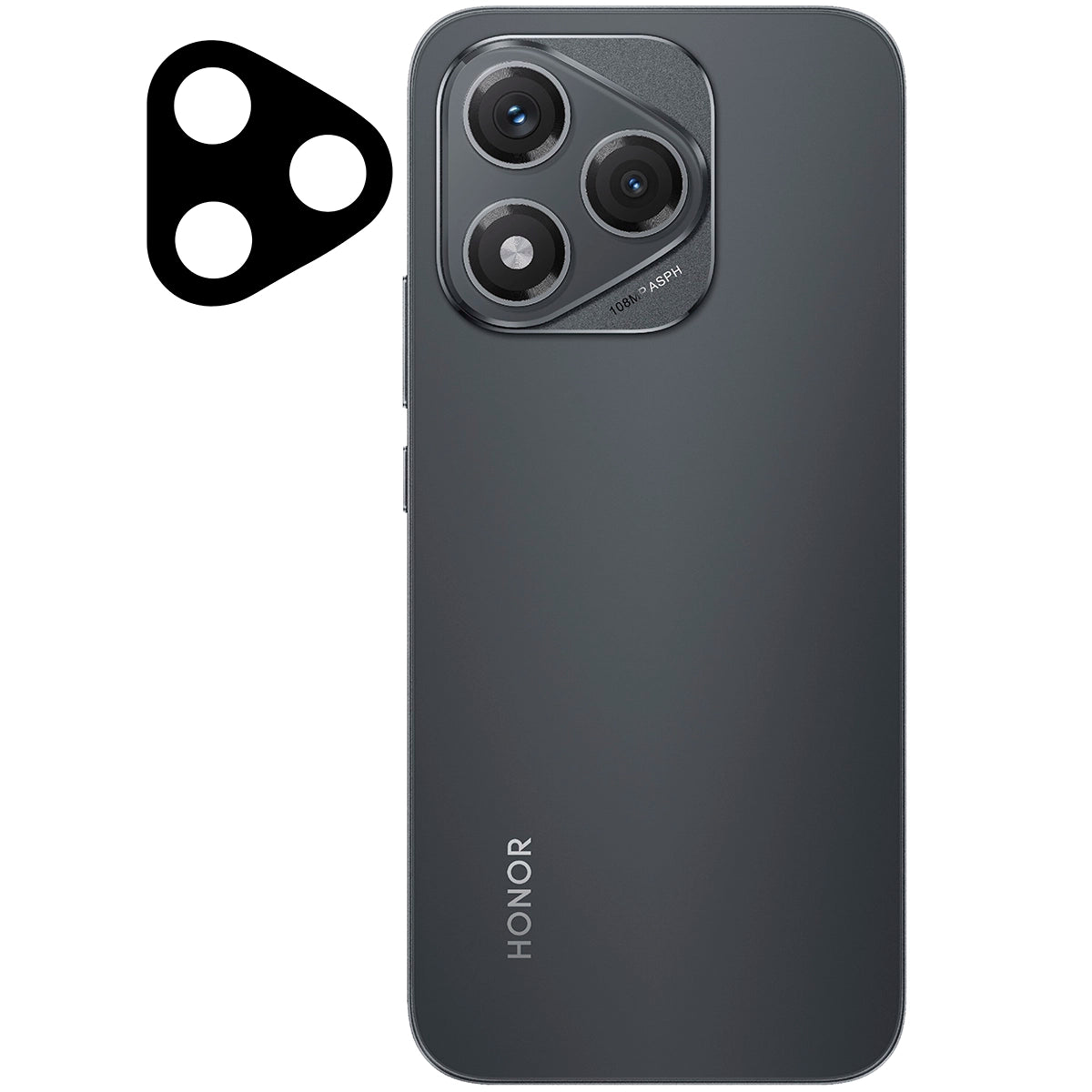Gehärtetes Glas für die Kamera für Honor 400 Lite, Bizon Glass Silk Lens, 2 Stück