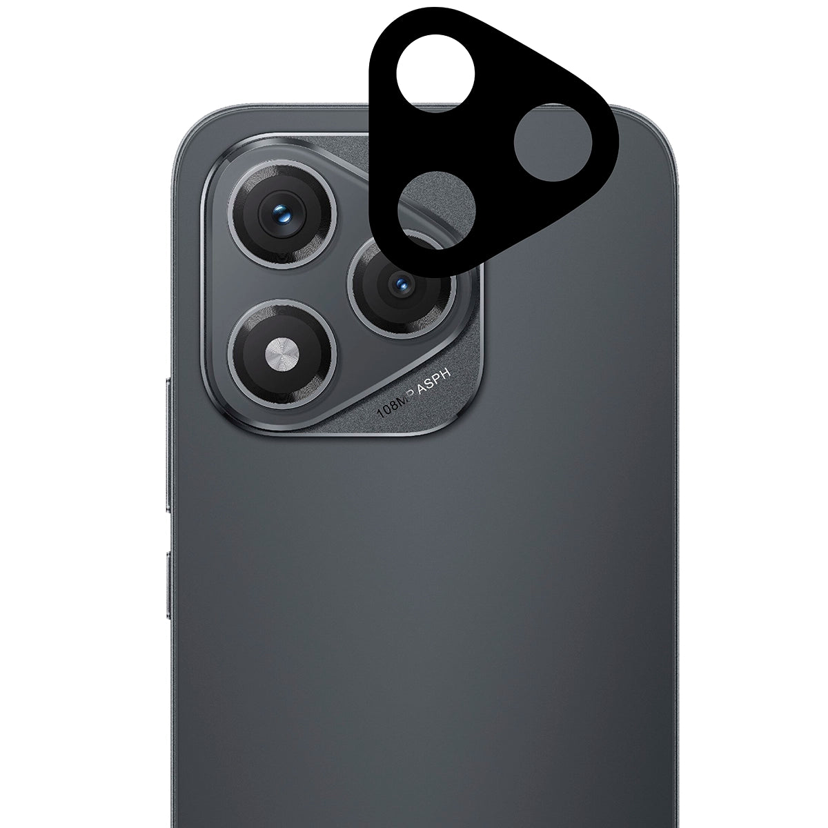 Gehärtetes Glas für die Kamera für Honor 400 Lite, Bizon Glass Silk Lens, 2 Stück