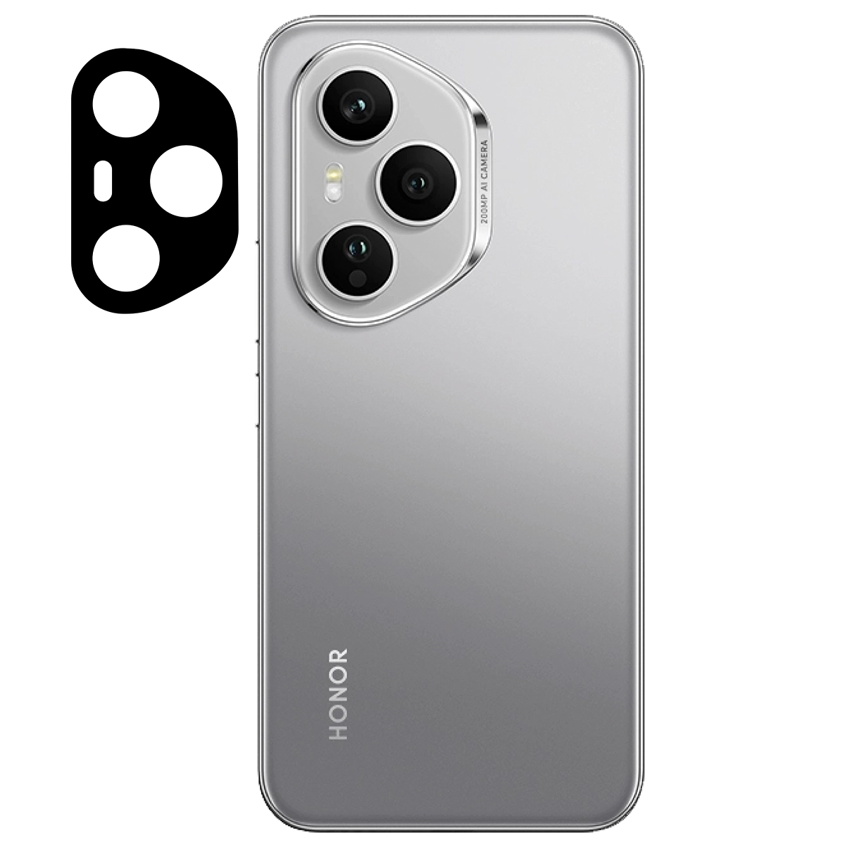 Gehärtetes Glas für die Kamera für Honor 400 Pro, Bizon Glass Lens, 2 Stück