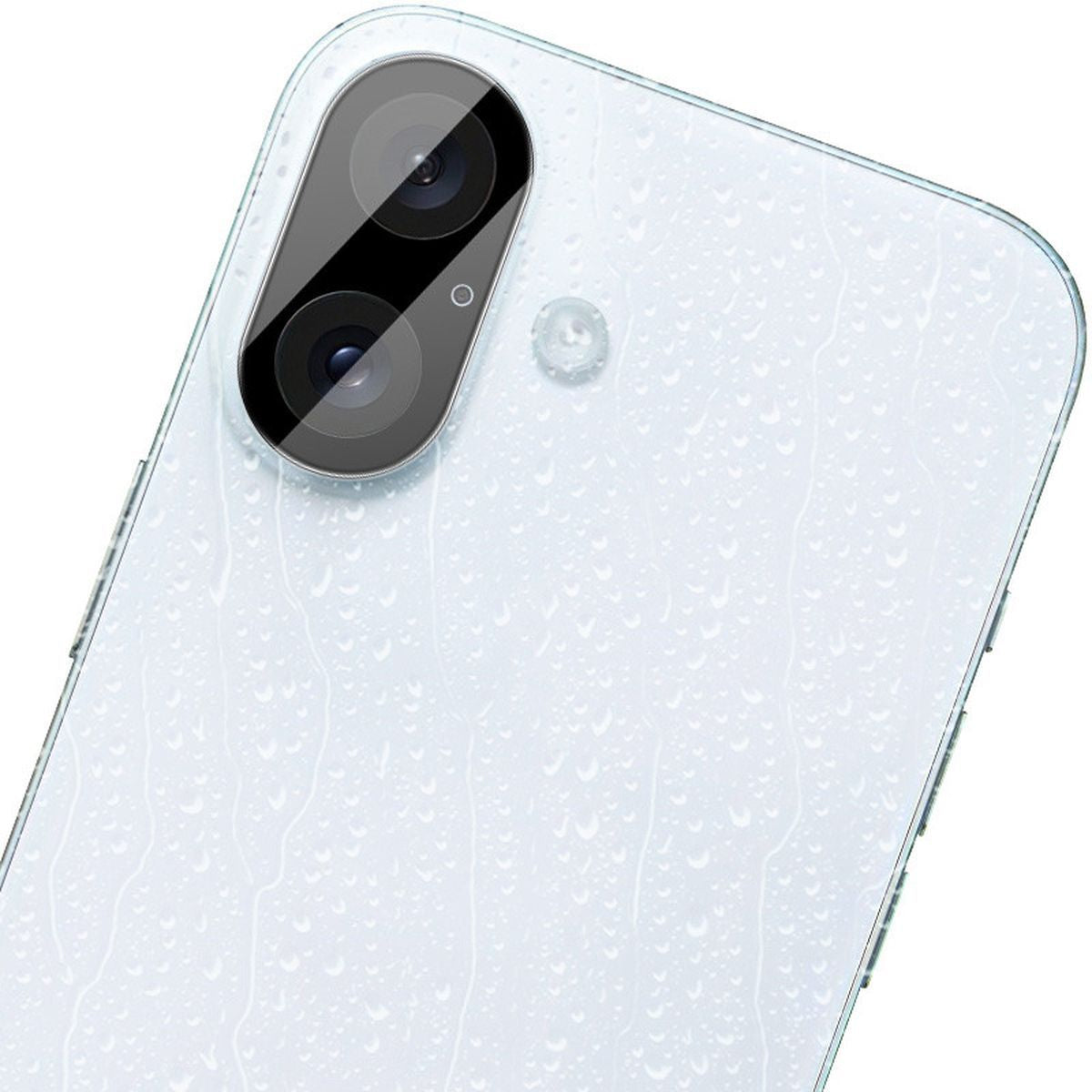 Gehärtetes Glas für die Kamera für iPhone 16 / 16 Plus, Bizon Glass Silk Lens, 2 Stück