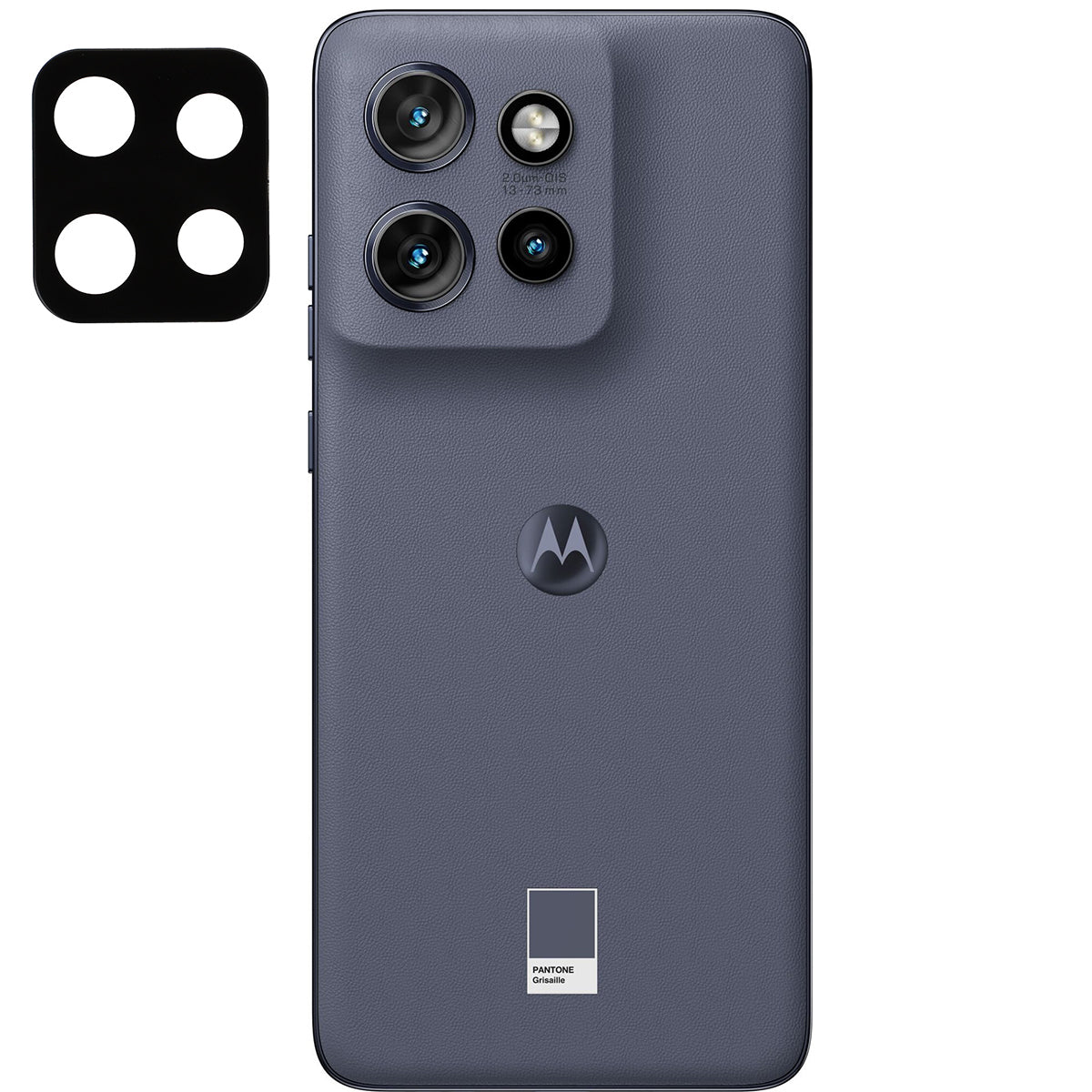 Gehärtetes Glas für die Kamera für Motorola Edge 50 Neo, Bizon Glass Silk Lens, 2 Stück