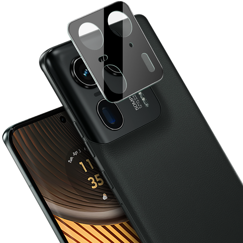Gehärtetes Glas für die Kamera für Motorola Edge 50 Ultra, Bizon Glass Silk Lens, 2 Stück