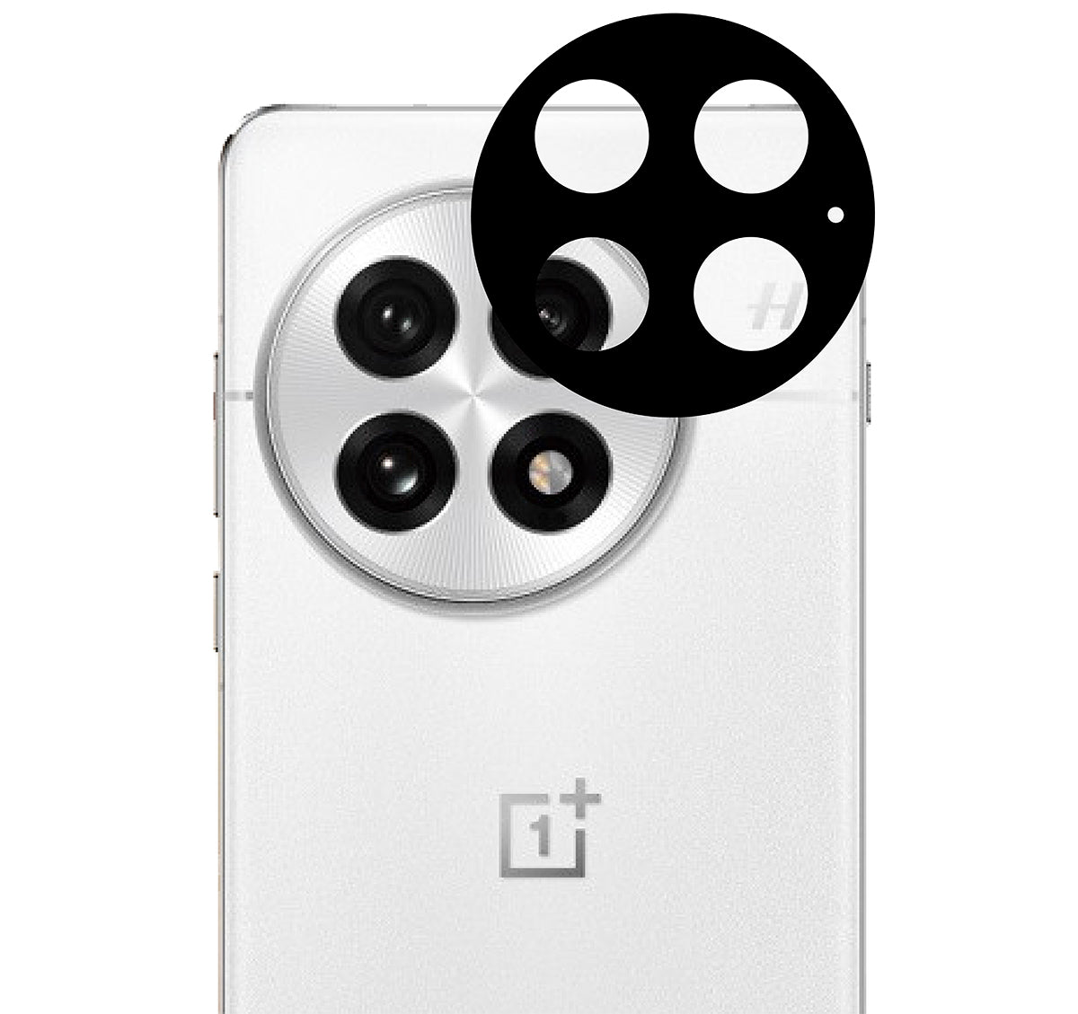 Gehärtetes Glas für die Kamera für OnePlus 13, Bizon Glass Silk Lens, 2 Stück