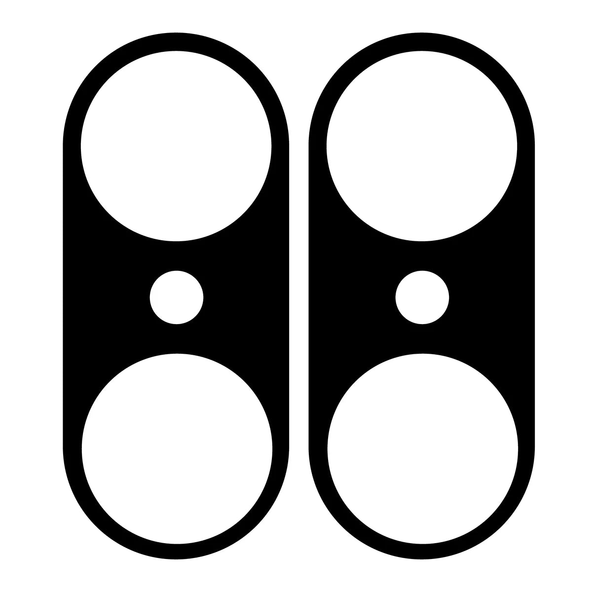 Gehärtetes Glas für die Kamera für OnePlus Nord CE5 5G, Bizon Glass Lens, 2 Stück