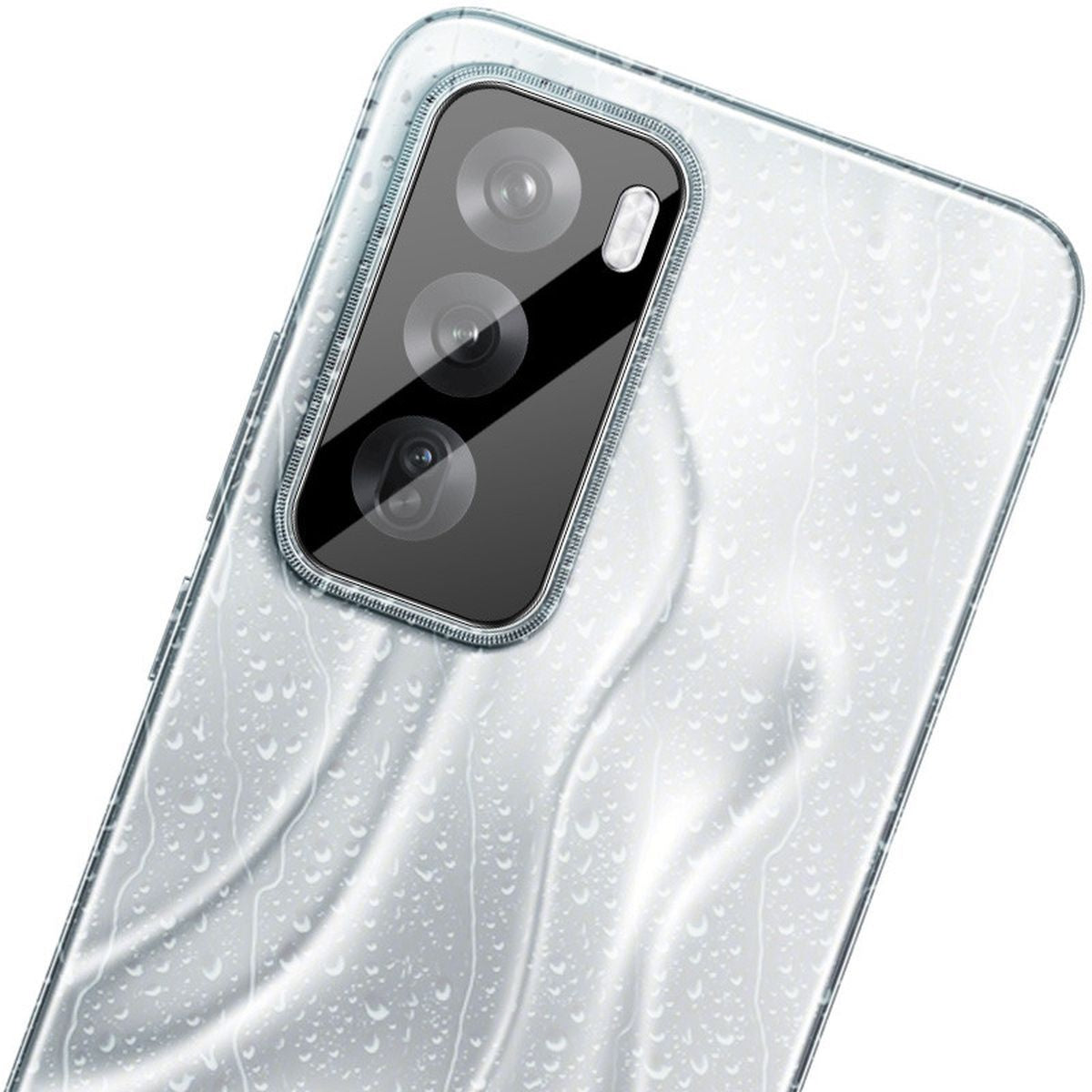 Gehärtetes Glas für die Kamera für Oppo Reno 12/12 Pro, Bizon Glass Silk Lens, 2 Stück