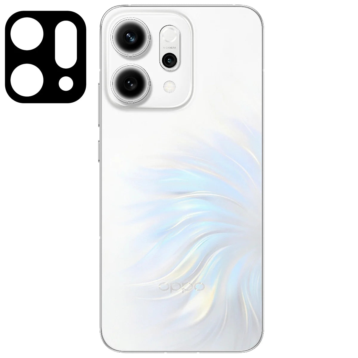 Gehärtetes Glas für die Kamera für Oppo Reno 14, Bizon Glass Lens, 2 Stück