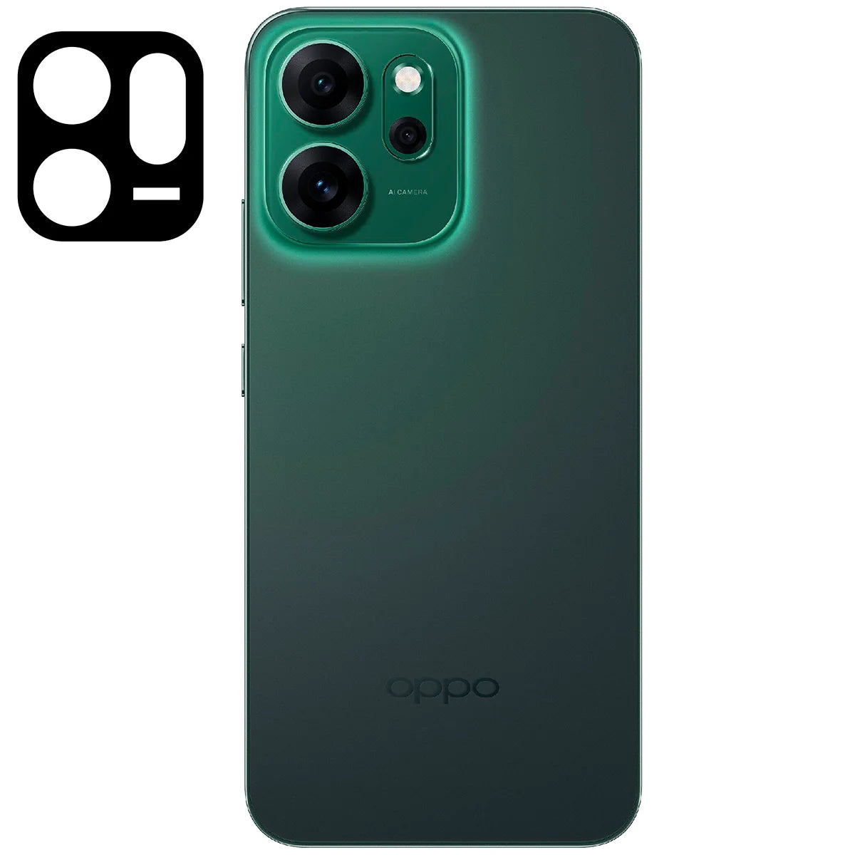 Gehärtetes Glas für die Kamera für Oppo Reno 14 F / FS, Bizon Glass Lens, 2 Stück