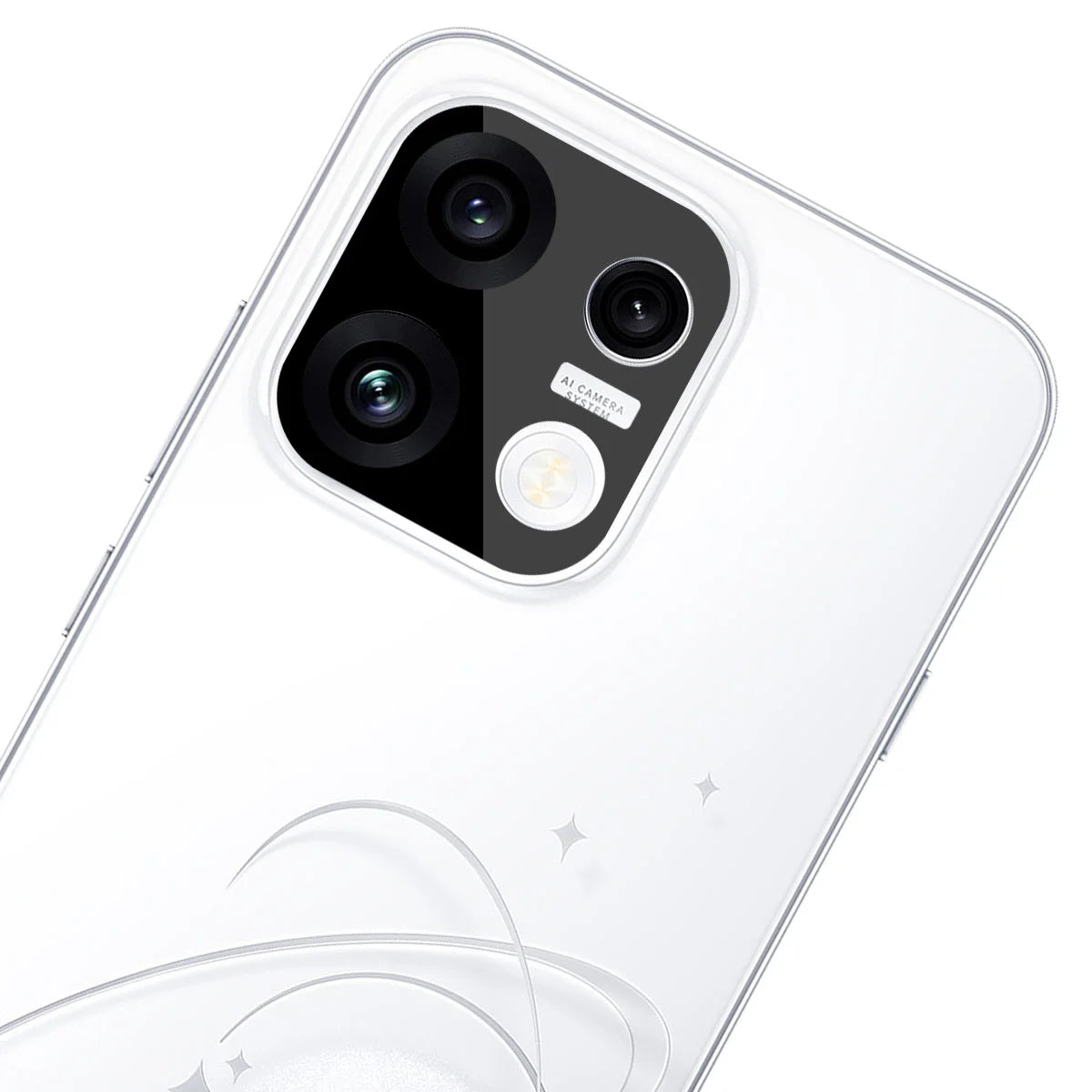 Gehärtetes Glas für die Kamera für OPPO Reno16 Pro, Bizon Glass Lens, 2 Stück (4/5)