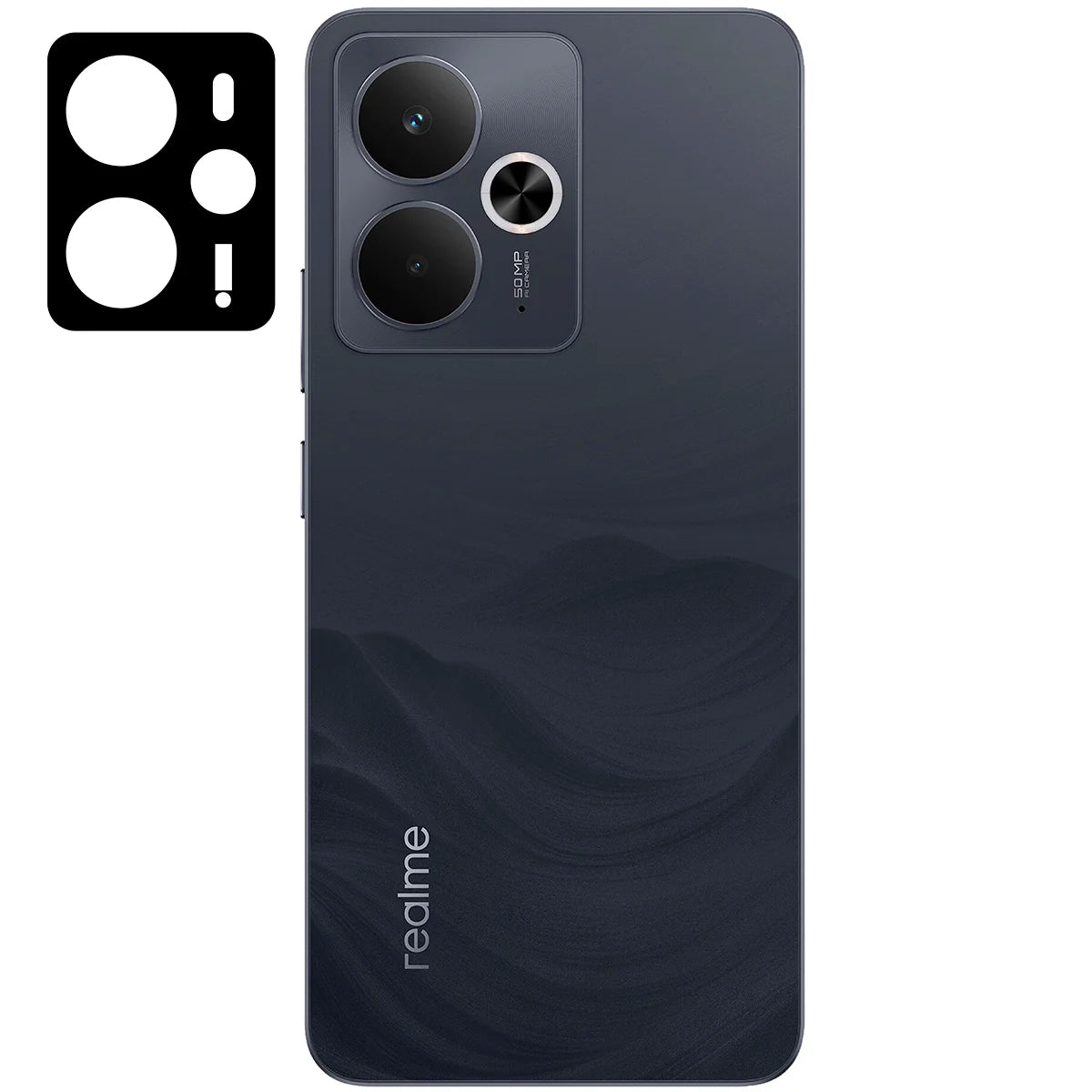 Gehärtetes Glas für die Kamera für Realme 14 5G / 14T 5G, Bizon Glass Lens, 2 Stück