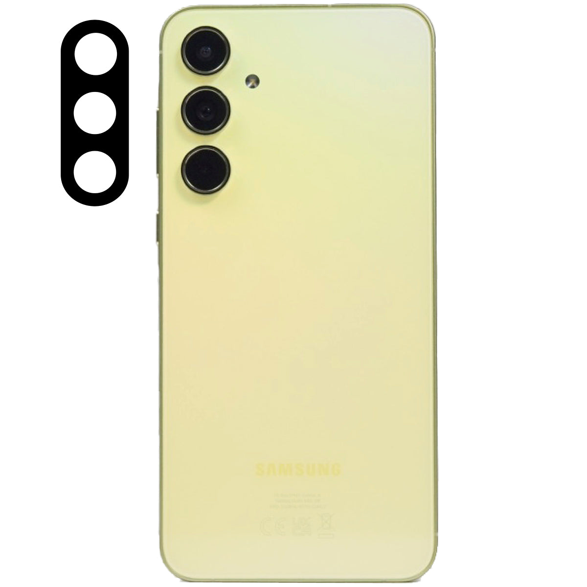 Gehärtetes Glas für die Kamera für Galaxy A56 5G, Bizon Glass Silk Lens, 2 Stück