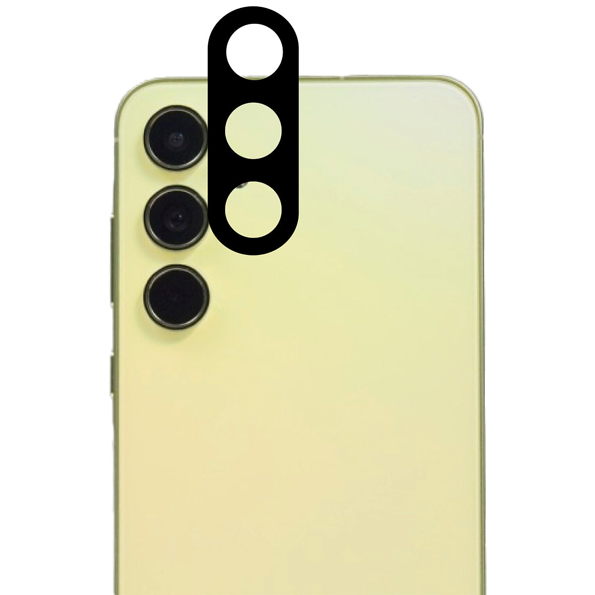 Gehärtetes Glas für die Kamera für Galaxy A56 5G, Bizon Glass Silk Lens, 2 Stück