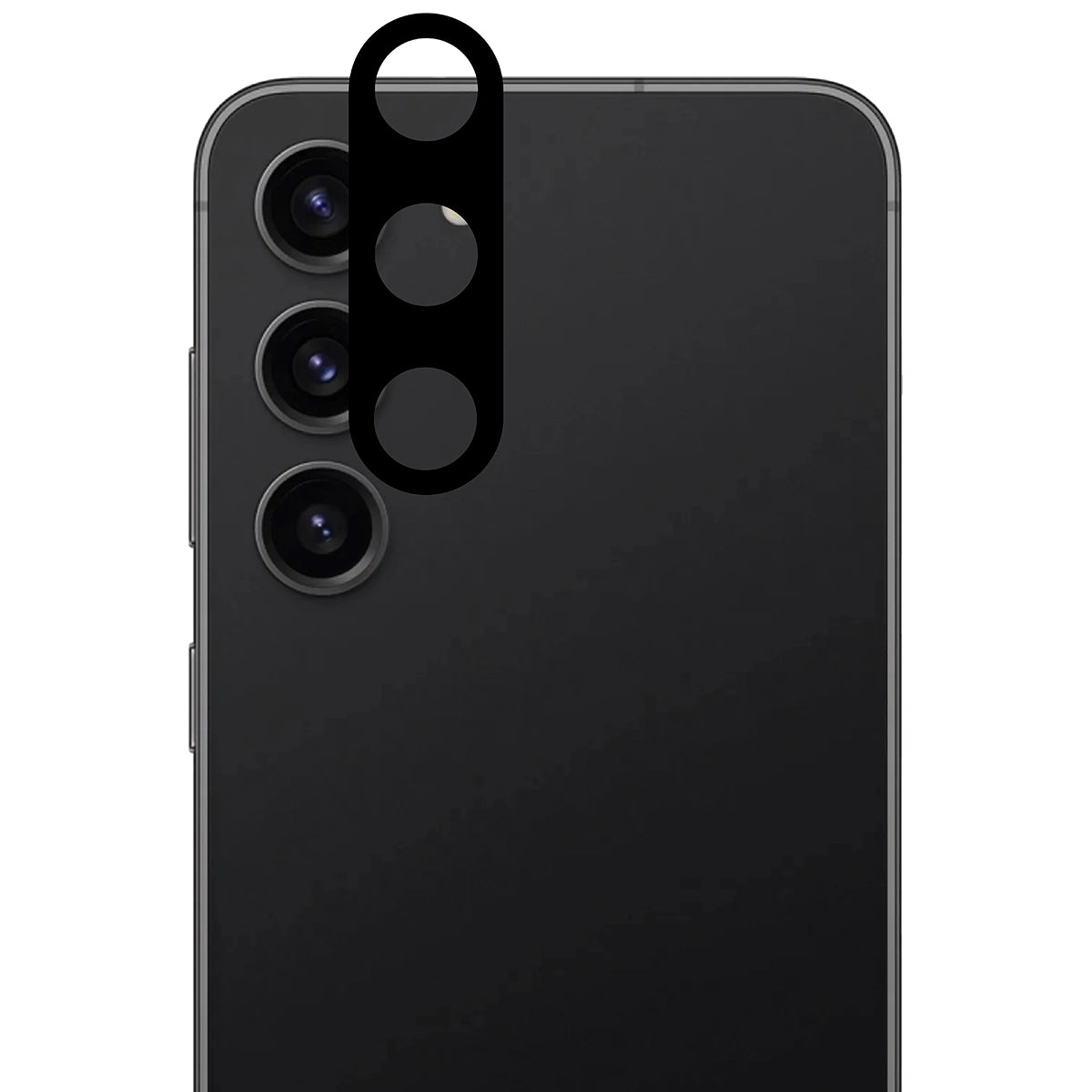Gehärtetes Glas für die Kamera Bizon Glass Silk Lens für Galaxy S23 / S23 Plus, 2 Stück