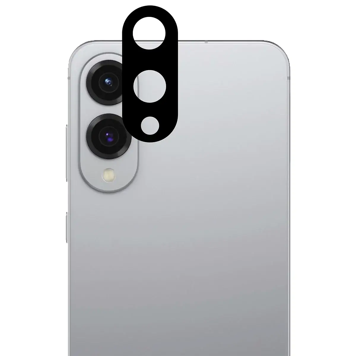 Gehärtetes Glas für die Kamera für Galaxy S25 Edge, Bizon Glass Silk Lens, 2 Stück