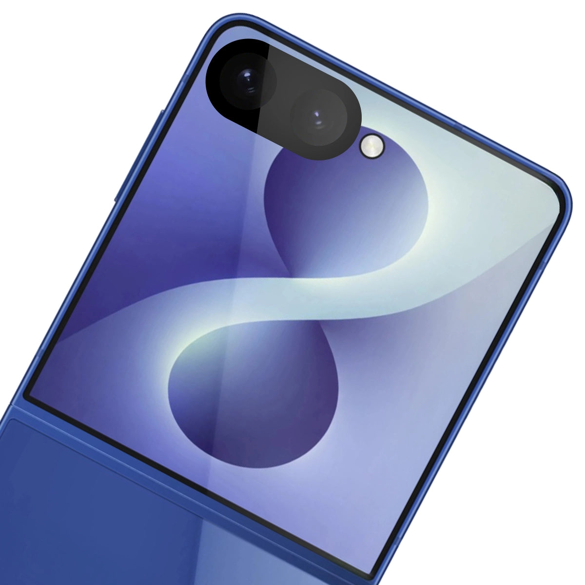 Gehärtetes Glas für die Kamera für Galaxy Z Flip8, Bizon Glass Lens, 2 Stück