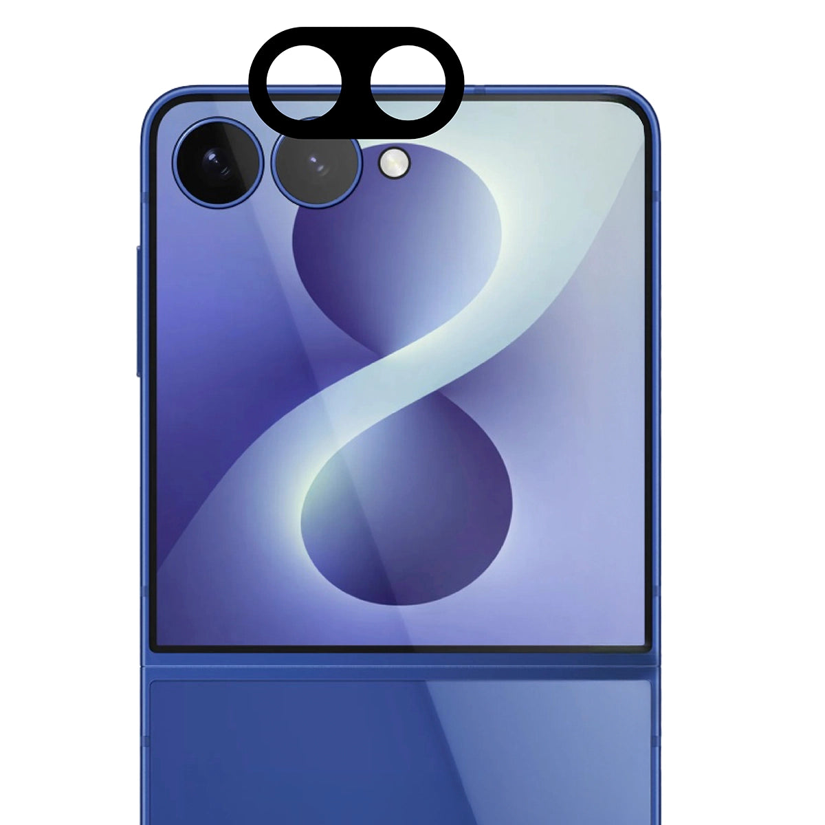 Gehärtetes Glas für die Kamera für Galaxy Z Flip8, Bizon Glass Lens, 2 Stück
