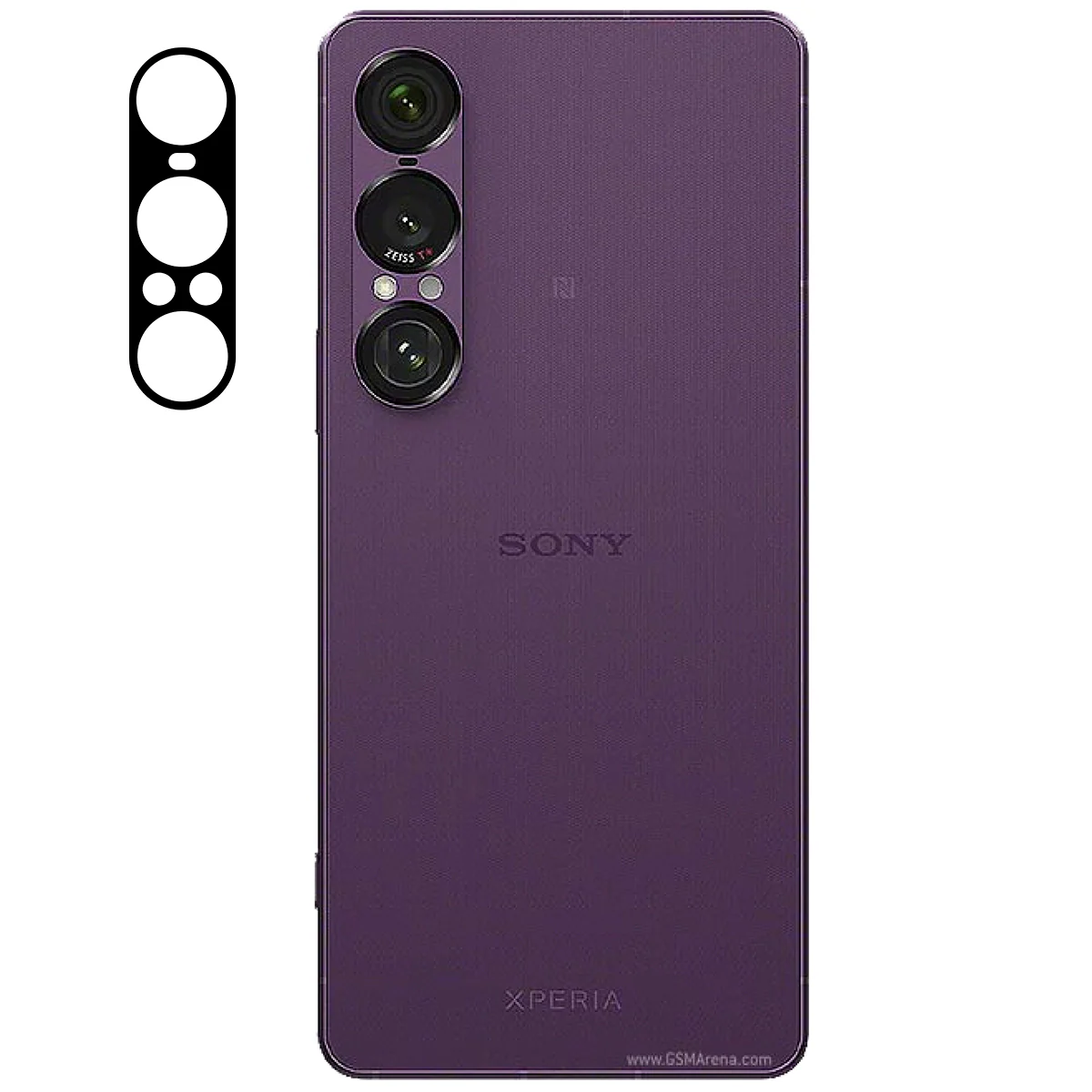 Gehärtetes Glas für die Kamera für Xperia 1 VII, Bizon Glass Lens, 2 Stück